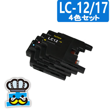 プリンターインク ブラザー  LC12 ４色セット  互換インク  brother  対応機種： DCP-J725N MFC-J955DWN MFC-J955DN MFC-J825N MFC-J705DW MFC-J705D DCP-J925N DCP-J525N