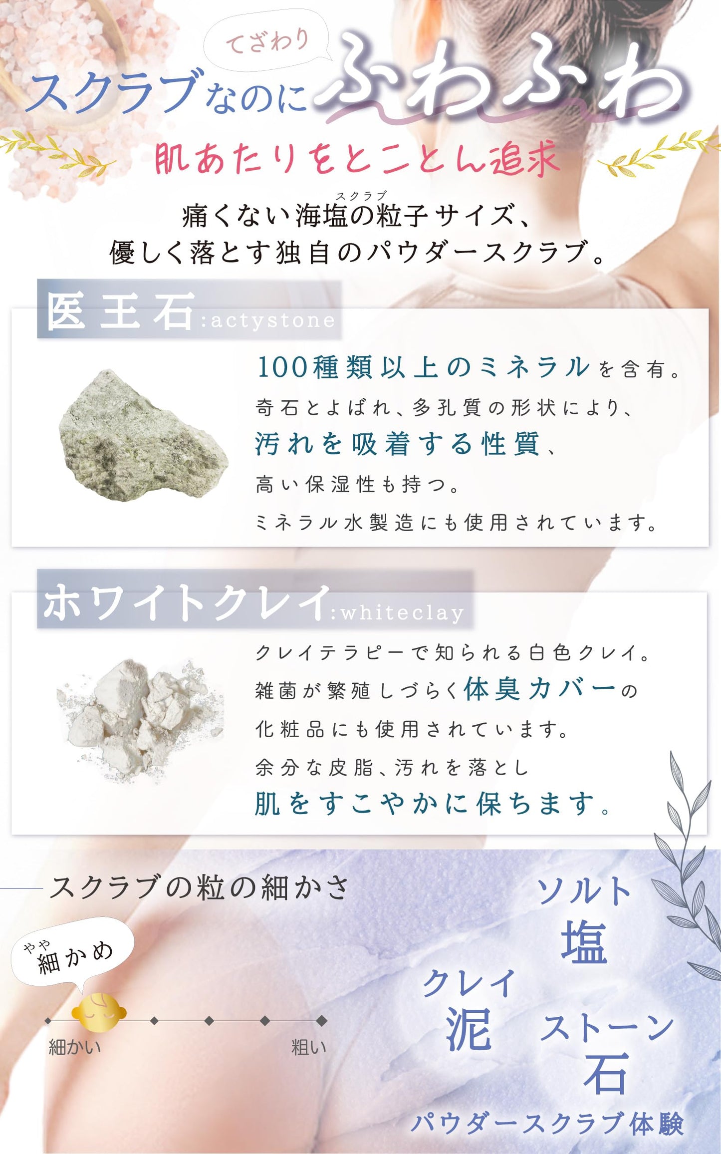 美肌菌を増やしながら悪玉菌を減らす！ ｍysti'Ｑue impact-Baboooo 香水スクラブ インパクト バブー ボディスクラブ