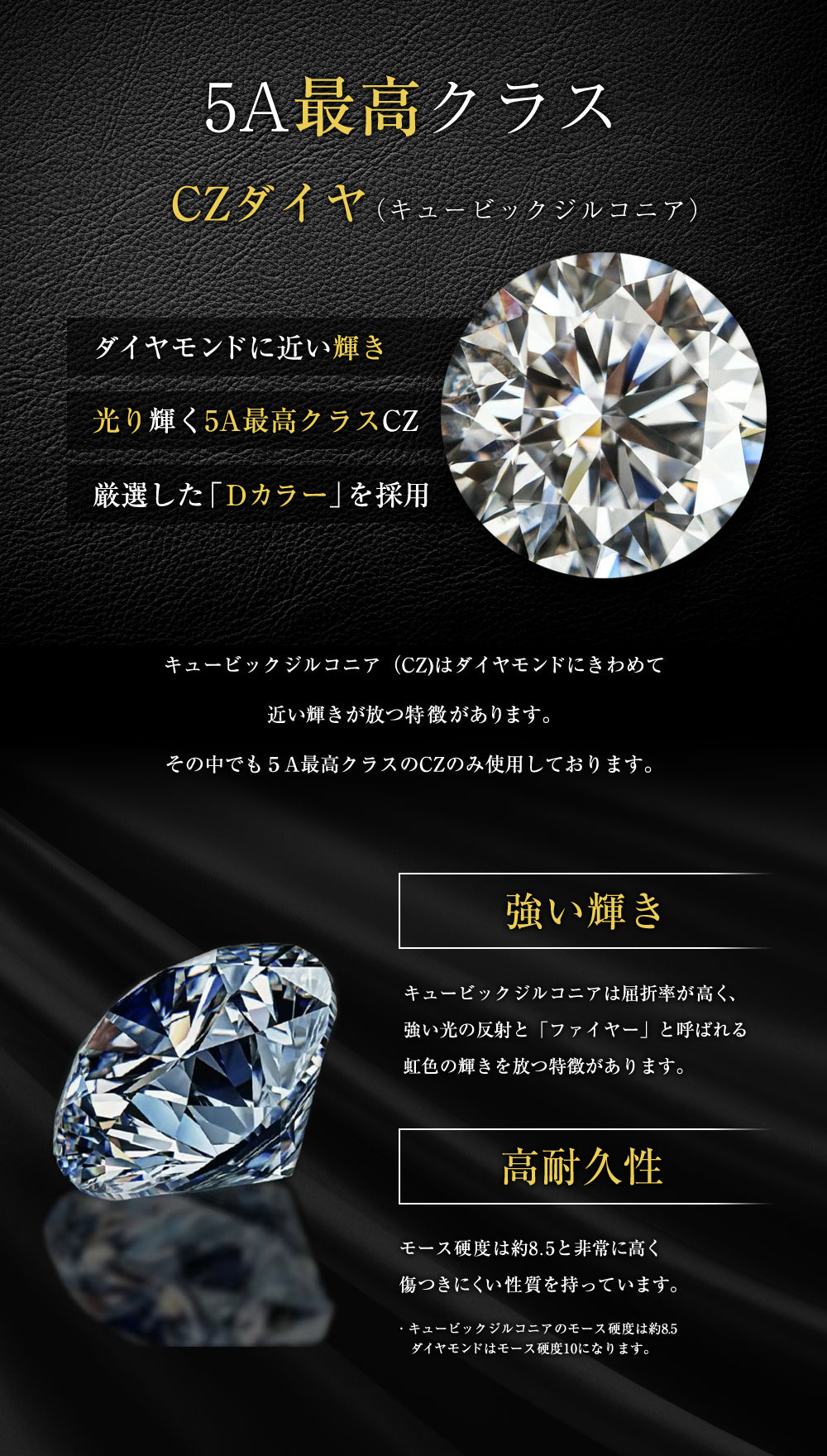 Aj forever 5A最高クラス CZ ダイヤ キュービックジルコニア マイアミキューバンチェーン ネックレス