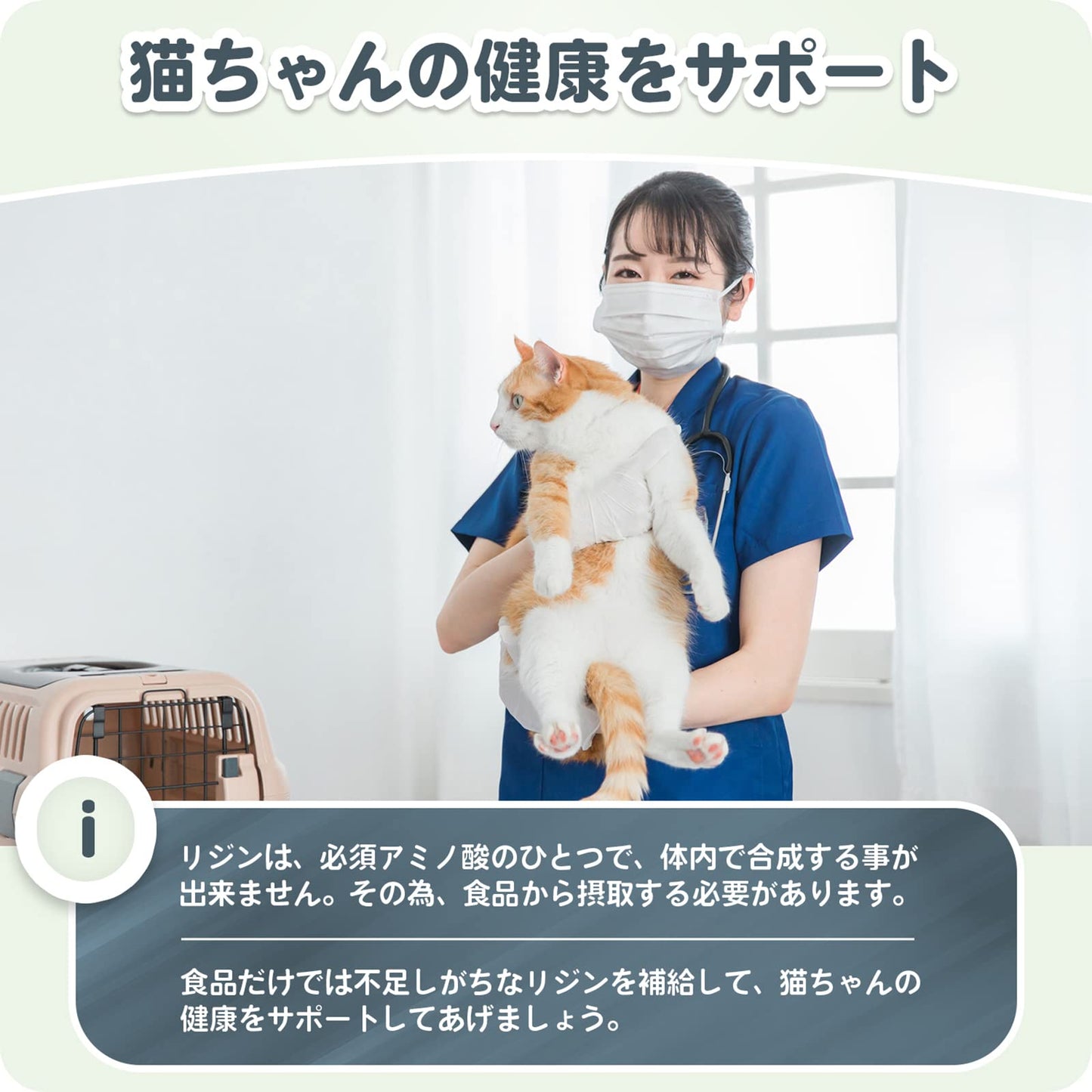 Happet 猫用 L-リジン 国産100% 60g 微細粉末 スプーン付き 粉末タイプ ペット用リジン 無味無臭タイプ 猫用りじんサプリメント猫風邪 猫用風邪薬 猫用風邪サプリメント 猫用くしゃみサプリメント 猫用鼻水サプリメント 猫用目やにサプリメント 愛猫の健康をサポート