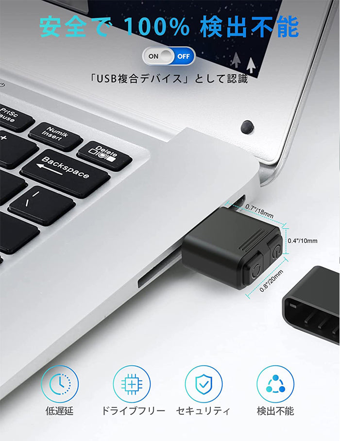 マウスジグラー USB マウスムーバー ミニ Mouse Jiggler マウス移動器 小型 モードとON/OFFボタン付き デジタル表示と保護カバー マウス 自動 動かす ドライブフリー マウス移動シミュレーター  PCスリープ防止 テレワーク 作業状態をシミュレーション