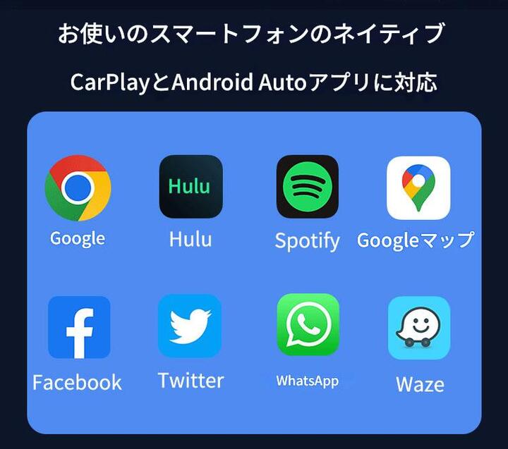 ワイヤレス CarPlay ai box アダプター【新製品 】 カープレイ ワイヤレス & Android Auto アダプター 2in1  カーオーディオ カーナビ 無線 自動接続 カーアダプター iPhone Android ios スマホ用 ハンズフリー通話 カーナビ Googleマップ 音楽 Bluetooth通話  ミラーリング